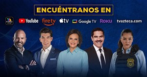 ¡Ahora puedes disfrutar la programación de TV Azteca en Roku, Google TV, Apple TV y Fire TV!