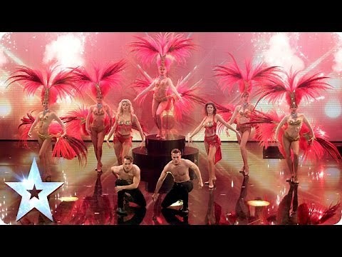 Burlesque act Crazy Rouge put on a glitzy show | Britain's Got Talent 2014