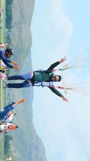 Floating in the Sky! 🪂 Extreme Parasailing Experience ✨