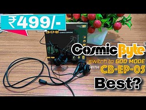 Cosmic Byte CB EP 05 Unboxing + Review | Best budget gaming earphone | With detachable mic | TechAL