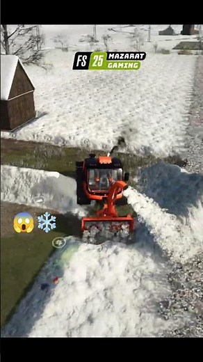 🚜🥶 Clearing Snow from the Farm! | Farming Simulator 25