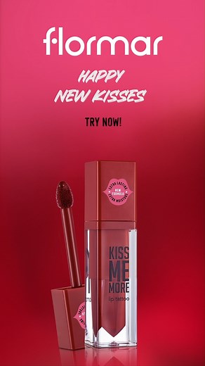 Unleash your lips' vibrant expression with Flormar's Kiss Me More Lip Tattoo!  Get ready to pucker up in style with 21 stunning new shades that will leave a lasting impression. Whether you're feeling bold or craving a subtle pop of color, these lip tattoos have got you covered. Get your perfect pout on point and let your personality shine with Flormar's latest lip sensation! ✨ #FlormarKissMeMore #LipTattooLove #21ShadesOfGorgeous #happynewkisses | Flormar | Facebook