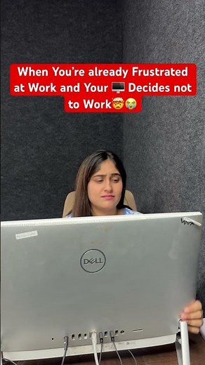 When Work is Stressful & Your PC Betrays You 😤💻➡️🗑️ #office #relatable #funny #life #viralvideo