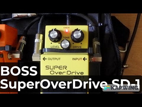 BOSS SuperOverDrive SD-1 Playthrough