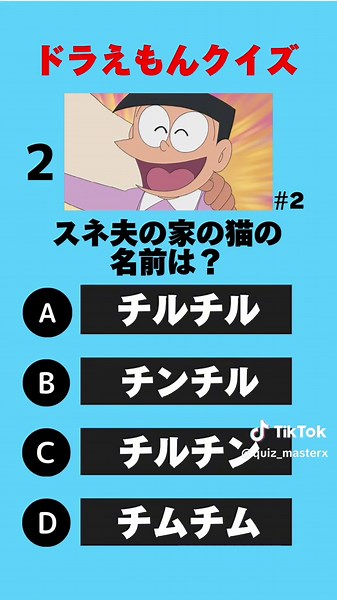 ドラえもんのアニメクイズ：雑学と面白い質問