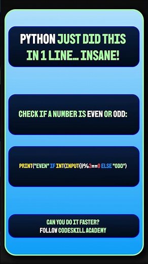 Python Just Did This in 1 Line… Insane! 😱 #Shorts