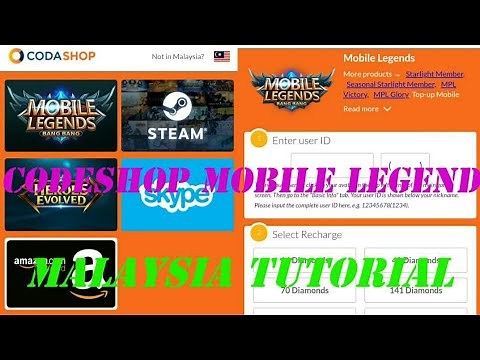 Beli Diamond di Codashop Mobile Legend(Malaysia Tutorial)