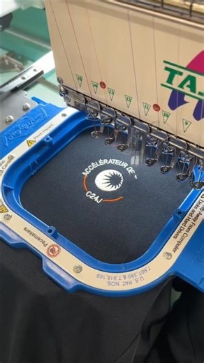 Tajima Embroidery multi had machine #sewing #embroidery #machine #threads #shorts #jukimachine