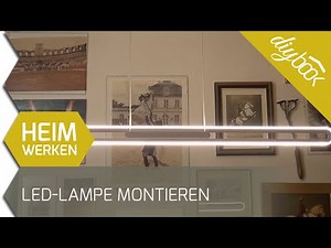 LED-Lampe montieren