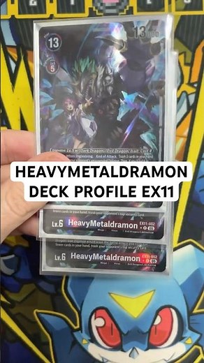 Heavymetaldramon EX11 Decklist | Digimon Card Game #digimon #digimontcg #ex11 #cardgame #decklist