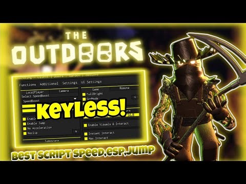 [The Outdoors]✨Roblox Doors✨|best script the Outdoors|speed,jump,esp,fullbright|Blackking|*KEYLESS*