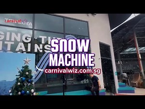 Snow Machine Rental in Singapore!