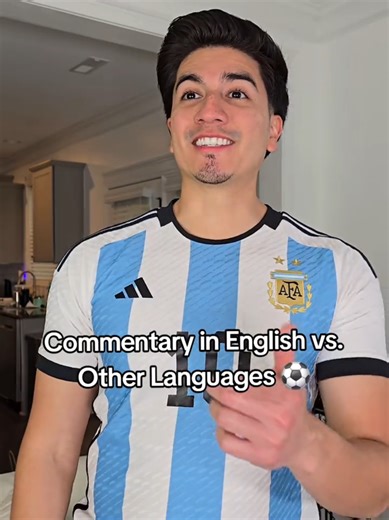 The commentary makes a huge difference 😂 I'll admit there are some good English commentators too #futbol #soccer #spanish #french #arabic