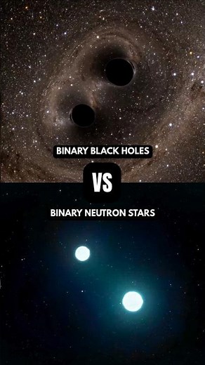💀 Binary Black Holes vs Binary Neutron Stars: Which Is More Extreme? #blackhole #neutronstar