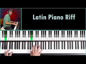 ​🔥 Latin Piano Riff - How To Play Latin Piano Like a Pro