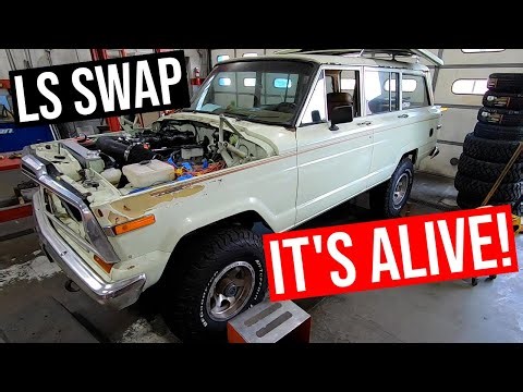 MAJOR ISSUES after the first fire-up LS Swapped Wagoneer