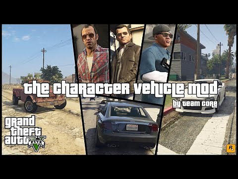 The Character Vehicle Mod GTA5 |HOW TO REPLACE ADD-ON VEHICLE ON PLAYER CAR!