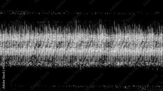 Static TV effect overlay with error VHS noise and analog distortion on screen