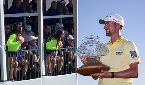 Watch: Woman distracts golf tournament by flashing breasts in the crowd - Extra.ie