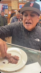 Brisket, Side of gravy With one slice of Swiss And mustard on club bread. What do you think of this guys order??,, | Katz's Delicatessen