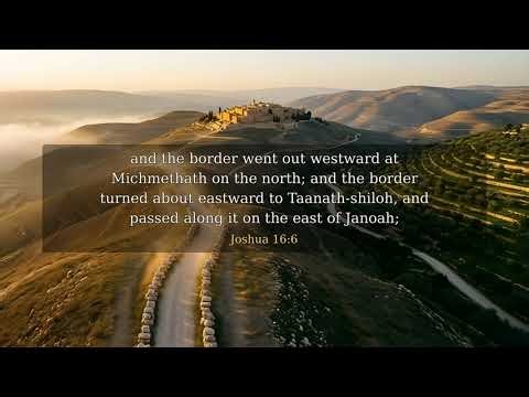 Joshua 16 - Ephraim's Land and Unconquered Canaanites | UPDV Bible in 4K