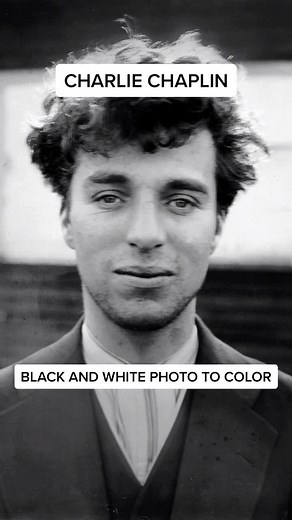 Colorized Charlie Chaplin Photo: Bringing History to Life