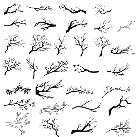 Tree Branch Svg, Branch Svg, Branch Png, Branch Clipart, Branch Silhouette, Tree Branch Svg Cut Files for Cricut, Branches Svg, Tree Svg - Etsy