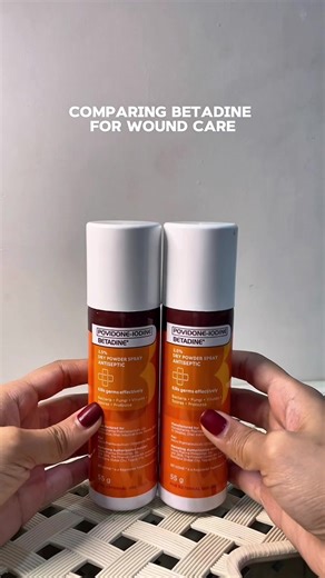 Quick and Easy Wound Care with Betadine Dry Powder Spray