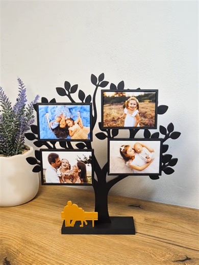 3D Printed Family Tree Magnet Frame by INTOMAGNET