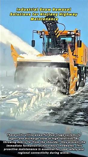 Industrial Snow Removal Solutions for Xinjiang Highway Maintenance