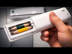 This Remote Works with a Pencil 😱 No Batteries Needed!
