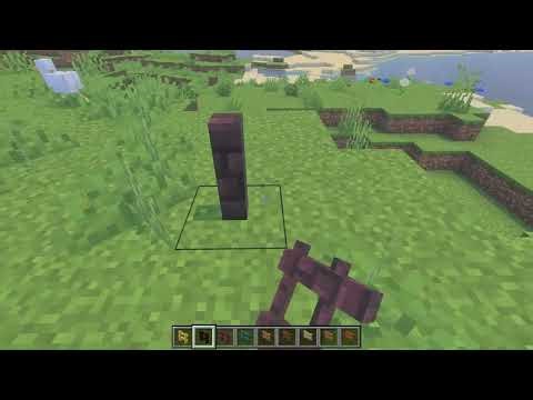How to place nether brick fence in #minecraft