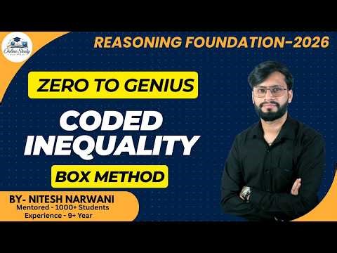 Mains Level - Coded Inequality Questions | Reasoning By Nitesh Sir