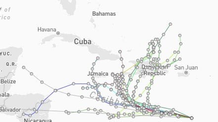 See spaghetti models, possible path for Invest 98L. Any Florida impacts?