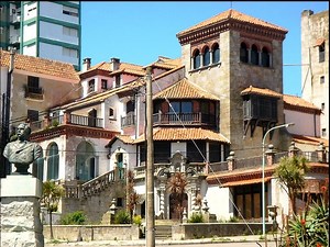 Hotel Chateau Frontenac (Frontenac Castle Hotel) in Mar del Plata, Argentina