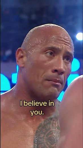 Simply ICONIC moment between The Rock & John Cena 🤝