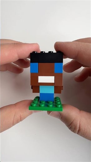 I made my own version of Mini Steve from Minecraft. #Minecraft #MiniSteve #MinecraftBuild #Community