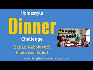 Italian Rabbit and Pasta Recipe!