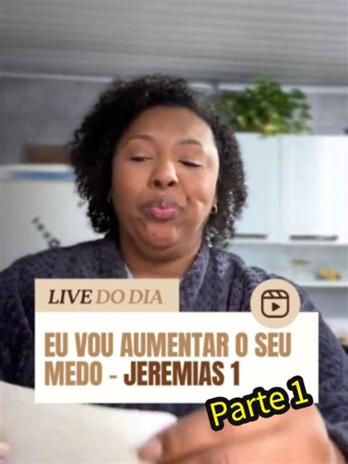 Jr 1 - p.1 Live Devocional Seg - Sexta | 06:30h
