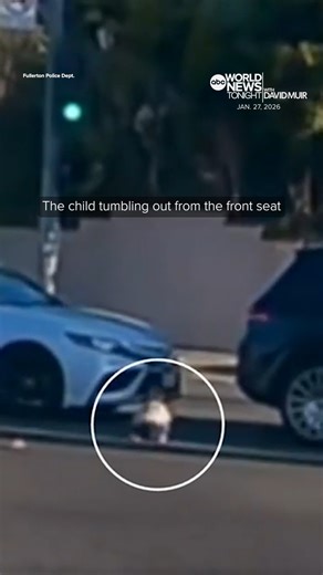 A California mother has been taken into custody after her 19-month-old child fell out of a moving SUV and onto the road. The child has minor injuries, but is OK. David Muir reports. https://abcnews.go.com/ | ABC World News Tonight with David Muir