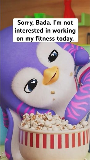 Curly, GET UP! Get off the couch and let's work on our fitness! 💪