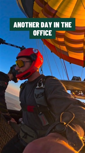 There is nothing quite like a hot air balloon skydive! 🪂 Ryan Mckenziee took to the skies with his #GoProMAX, capturing this epic moment. #GoPro #GoProMAZ #GoProZA #HotAirBalloon #Skydive #ThrillSeeker | GoPro