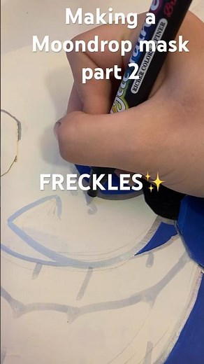 Making a Moondrop Mask Part 2 #crafting #cosplay #masks #moondropfnaf #moondrop #fnaf