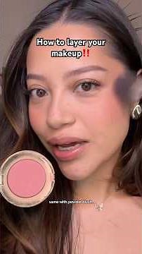How to CORRECTLY layer your makeup‼️