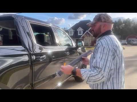 WEATHER TECH WINDOW VENT INSTALLATION 2021 GMC SIERRA