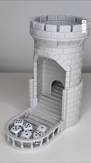 3D Printed Auto-Reload Dice Tower --------------------------------------- 3D Printer: Bambu Lab A1 Combo Filament: Bambus Lab PLA Basic --------------------------------------- #3dprinting #3dprint #diy | Cube3dworld