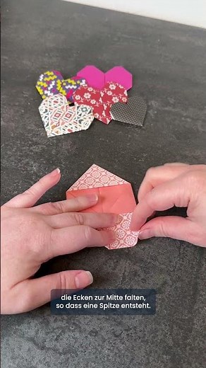 Origami heart folding from paper: Sweet and easy ❤️