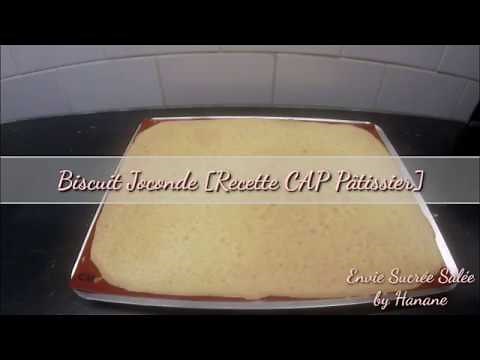 Biscuit Joconde [Recette CAP Pâtissier]
