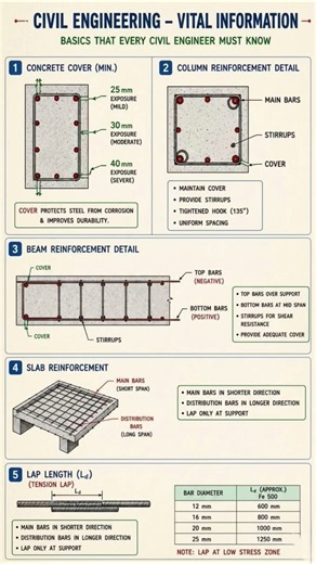 More Information on Reinforcement #civilengineering #construction #shors