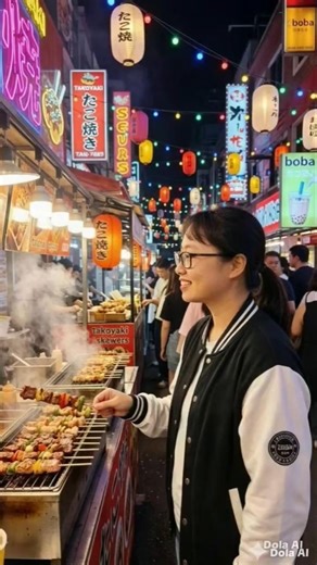 Vibrant Night Market: Lights, Food & Lively Vibes